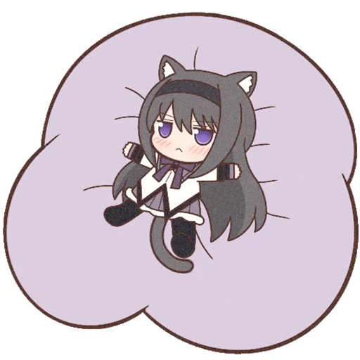 Стикер Homura Akemi Neko |