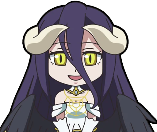 Стикер Albedo (Overlord)