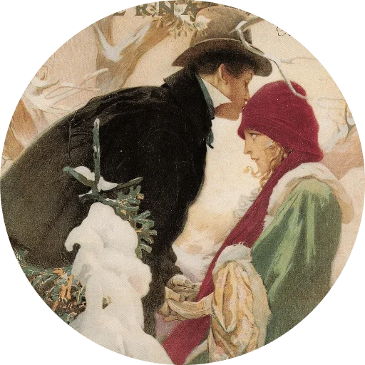 Стикер Alfons Mucha