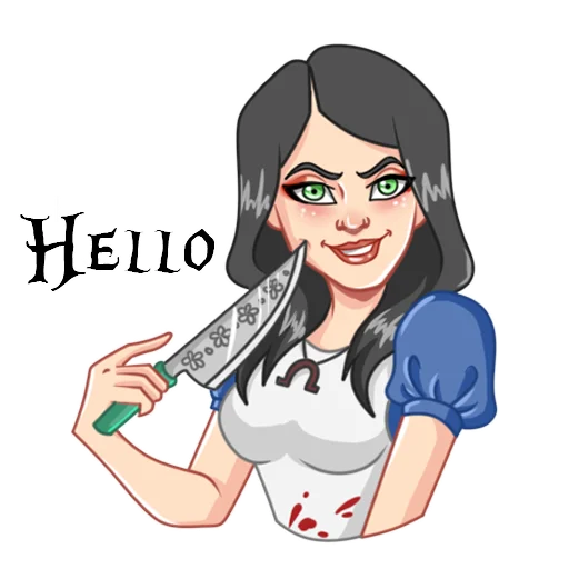 Стикер Alice Madness Returns