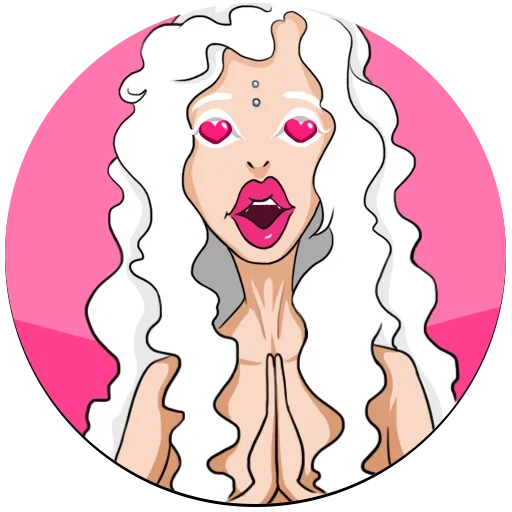 Стикер Алиса Лисс с ТНТ