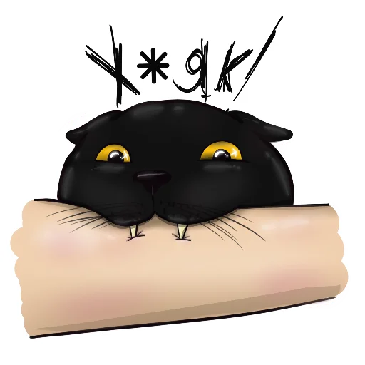 Стикер Alister the cat