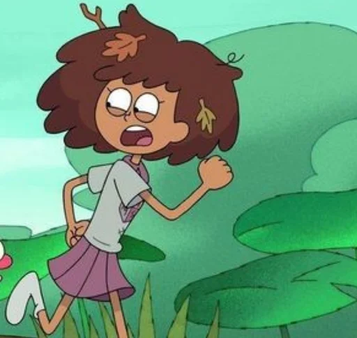 Стикер Amphibia 🐸🍂