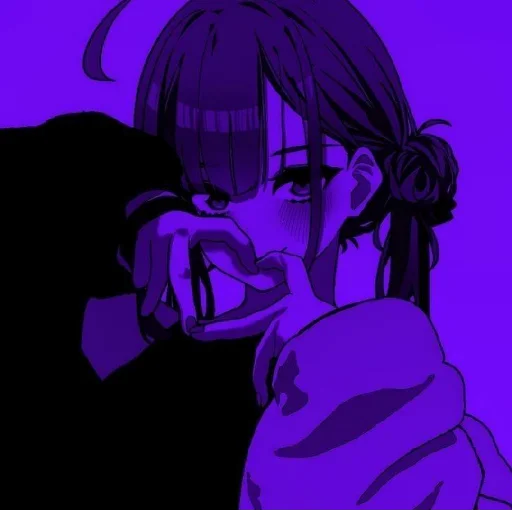 Стикер Аниме пара(love) ❤