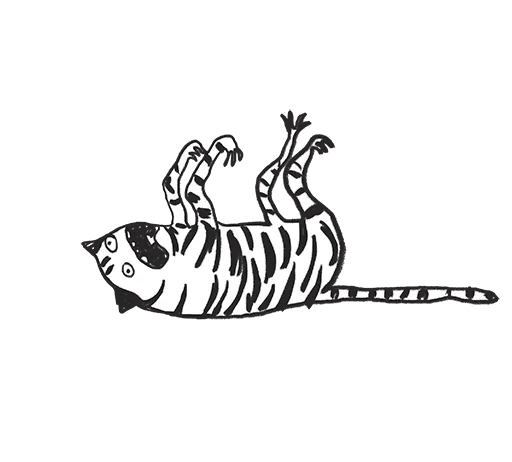 Стикер Anxious Tigers