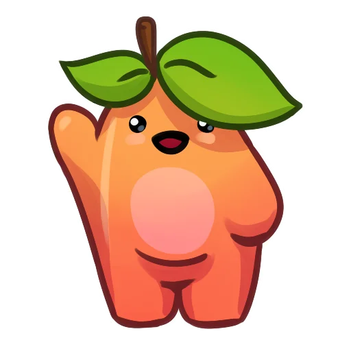 Стикер Applepeach dude