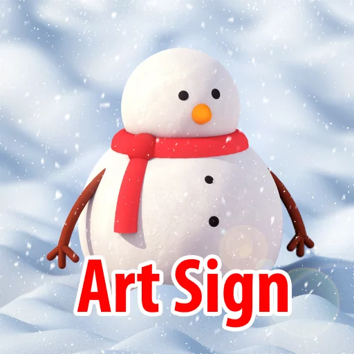 Стикер Art Sign