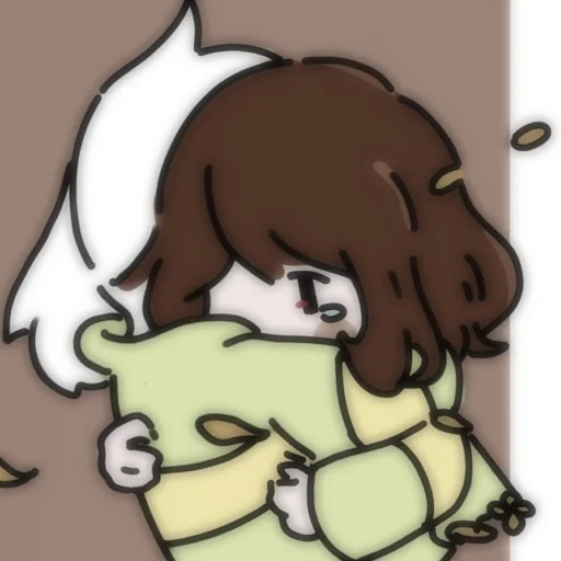 Стикер Asriel and Chara