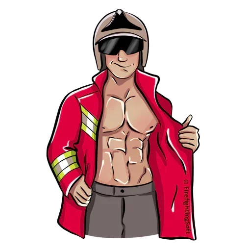 Стикер Australia Firefighter