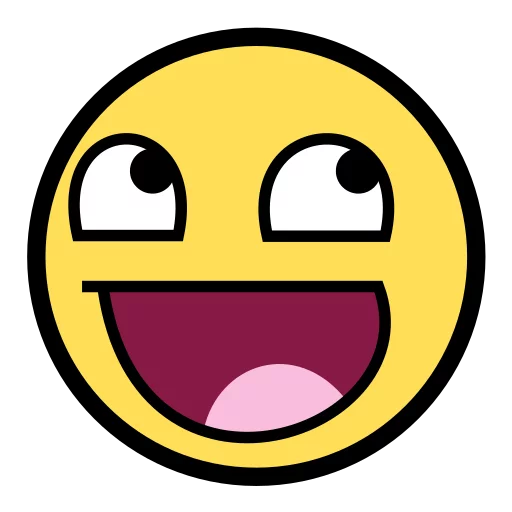 Стикер Awesome Face