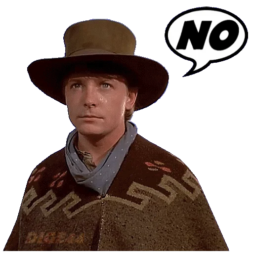 Стикер BACK TO THE FUTURE