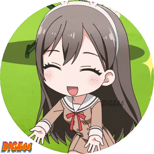 Стикер BANG DREAM GIRLS BAND PARTY