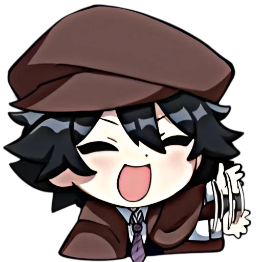 Стикер bsd x genshin