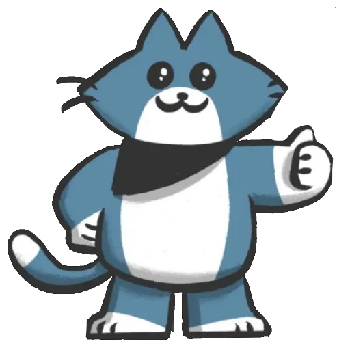 Стикер Bandit the cat