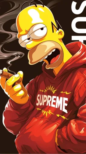 Стикер Simpson