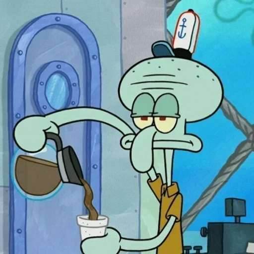 Стикер Squidward
