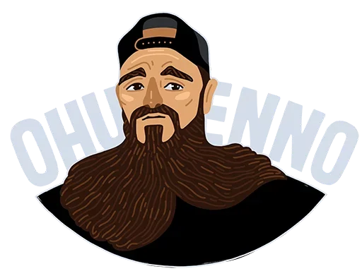 Стикер Beard Forever