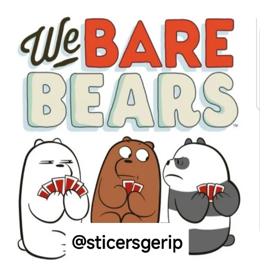 Стикер We Bare Bears