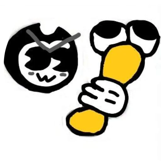 Стикер Bendy