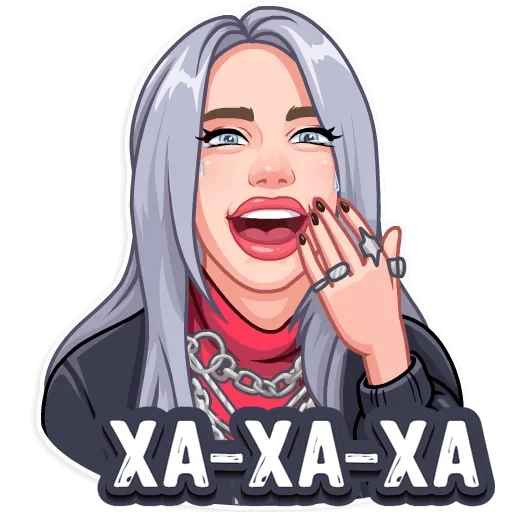 Стикер Билли Айлиш