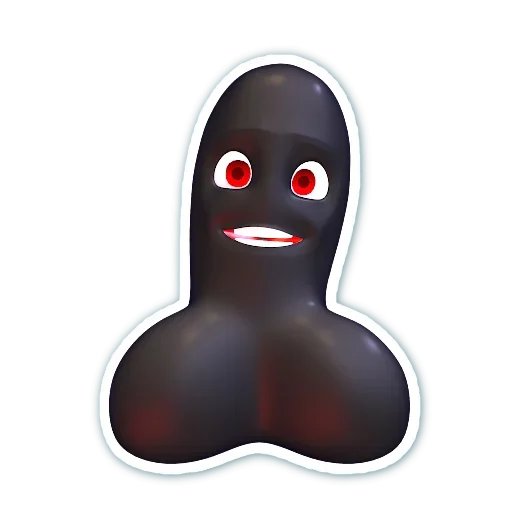 Стикер BlackSmileyKher