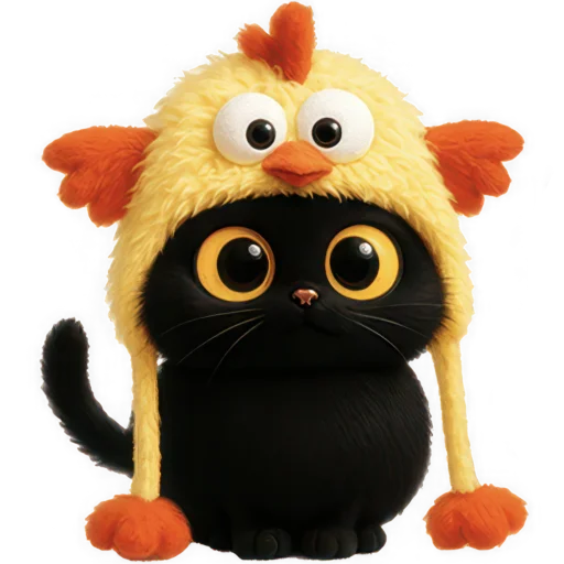 Стикер Чикен киса