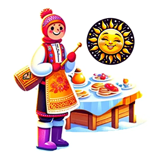 Стикер Масленица
