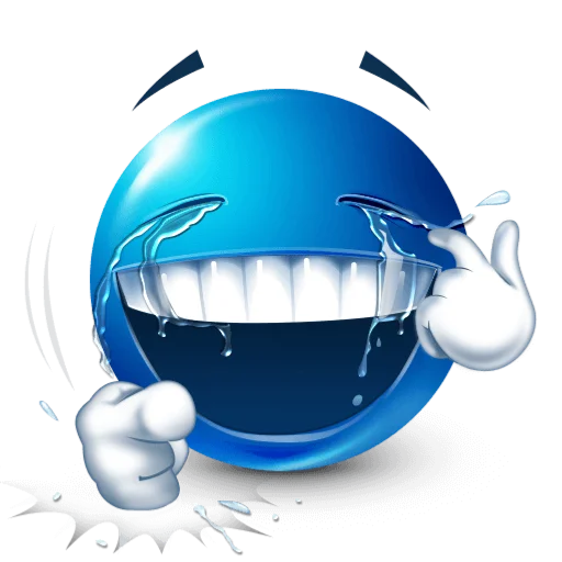 Стикер Blue faces