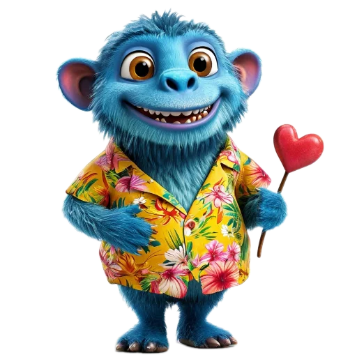 Стикер Bluekaka