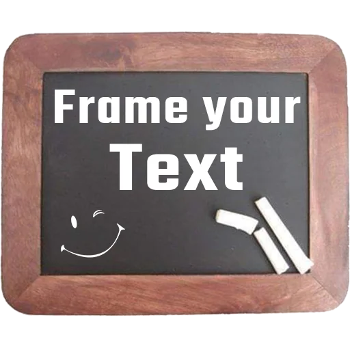 Стикер Frame your Text