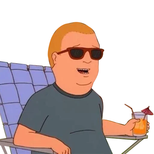 Стикер Bobby Hill