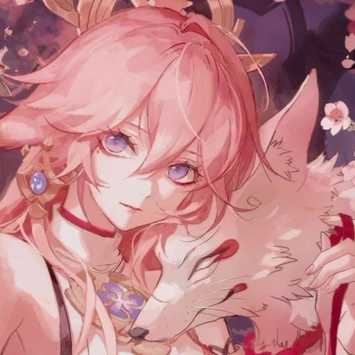 Стикер Яэ Мико