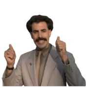 Стикер Борат