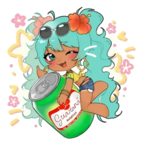 Стикер Brazilian Miku
