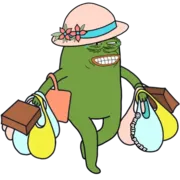 Стикер Bugado Pepe - 1K 🐸