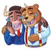 Стикер Bull & Bear