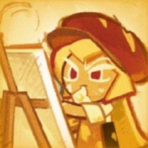 Стикер Butter Pretzel Cookie