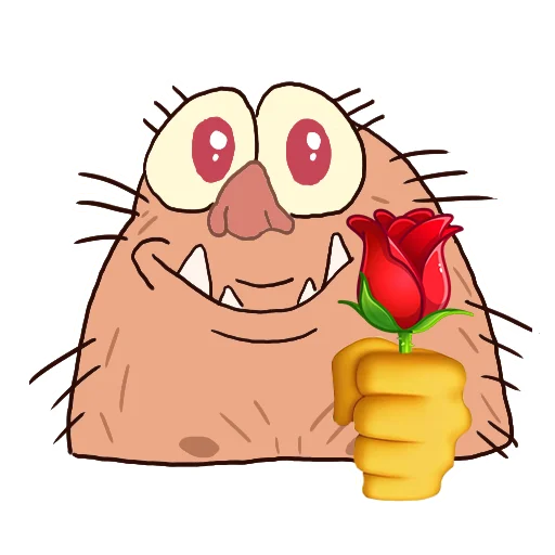 Стикер Конфетный монстр