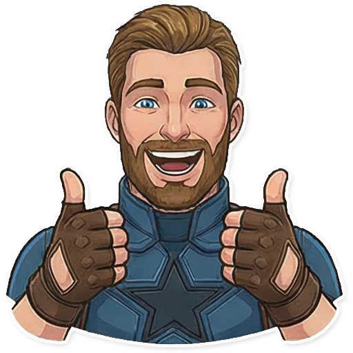 Стикер Captain America