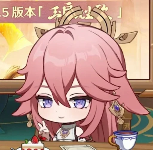 Стикер Яэ Мико