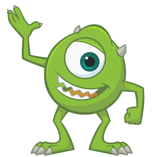 Стикер Monsters Inc