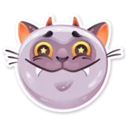 Стикер Cat from Hell