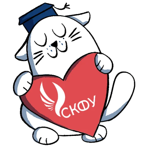 Стикер Cat NCFU