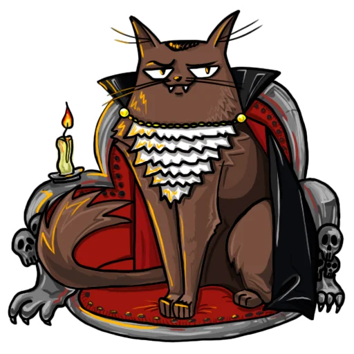 Стикер Cat_draculaa_