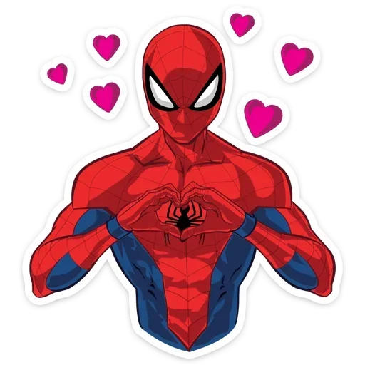 Стикер Человек - Паук