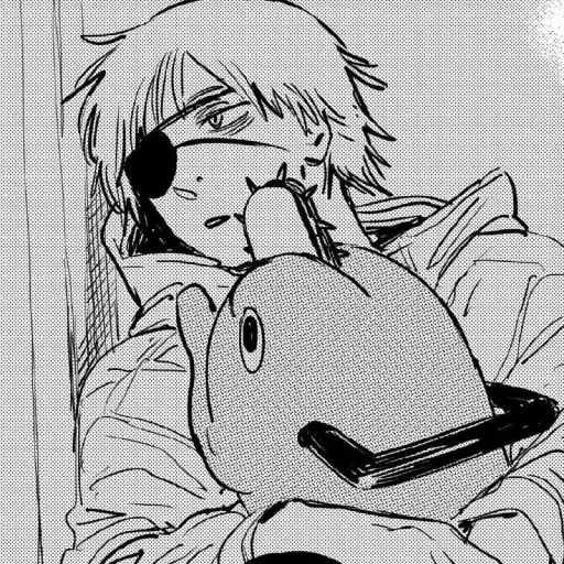 Стикер Chainsaw Man - Человек Бензопила