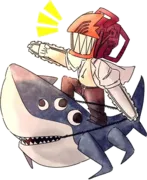 Стикер Chainsaw Man • Arts •