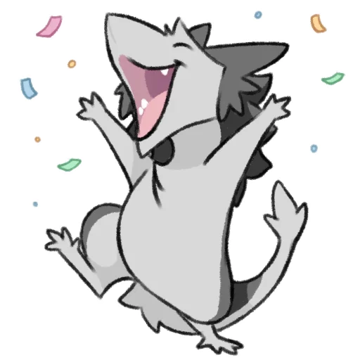 Стикер Chibi Sergal