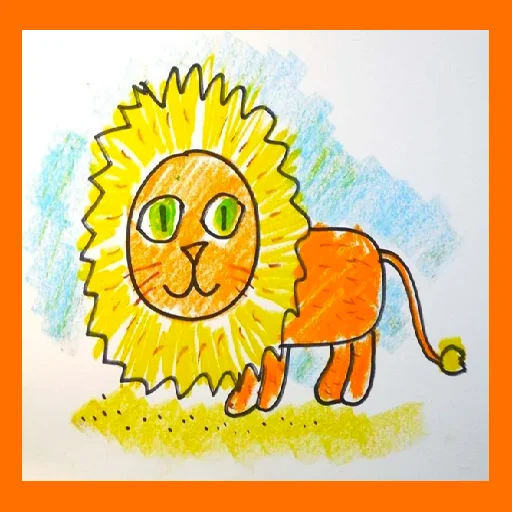 Стикер Детские рисунки