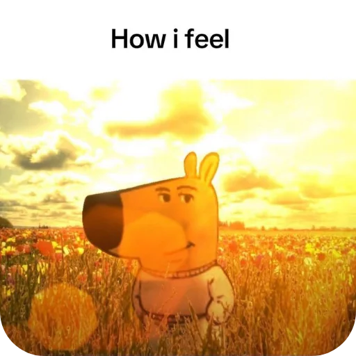 Стикер chill guy